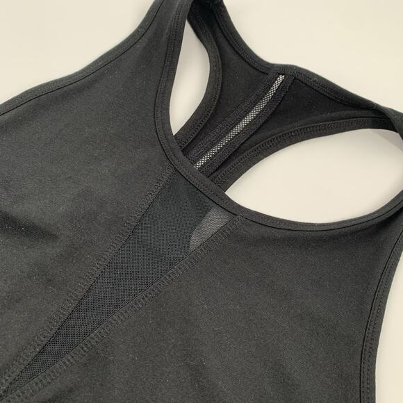 Zyia Active Effortless Athletic Mesh Panel Tank Top Size Large Womens Black L - Picture 3 of 7